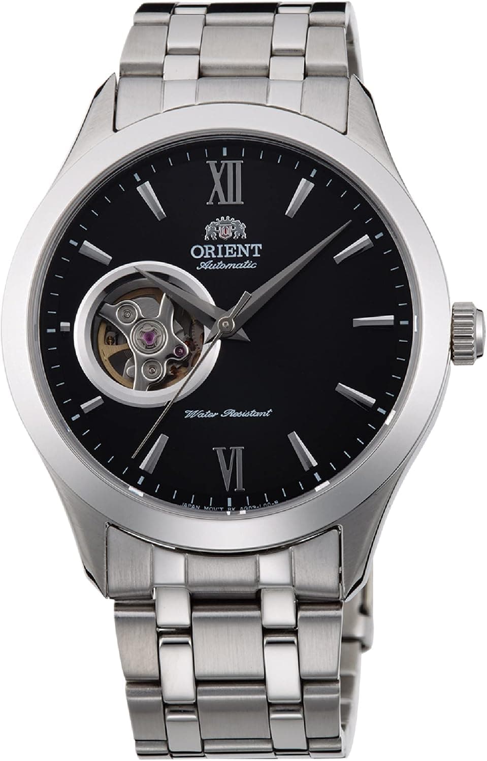 Orient Contemporary 39mm, Black Dial Silver Stainless steel