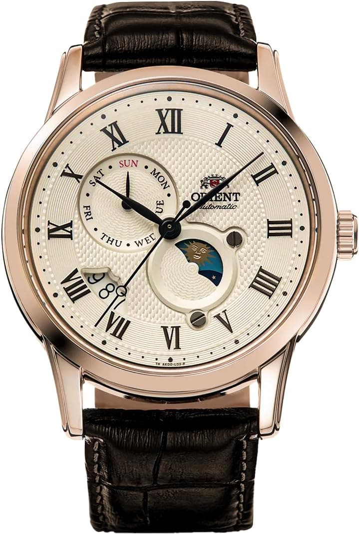 Orient RA-AK0007S10B, 42 mm, braunes Lederarmband