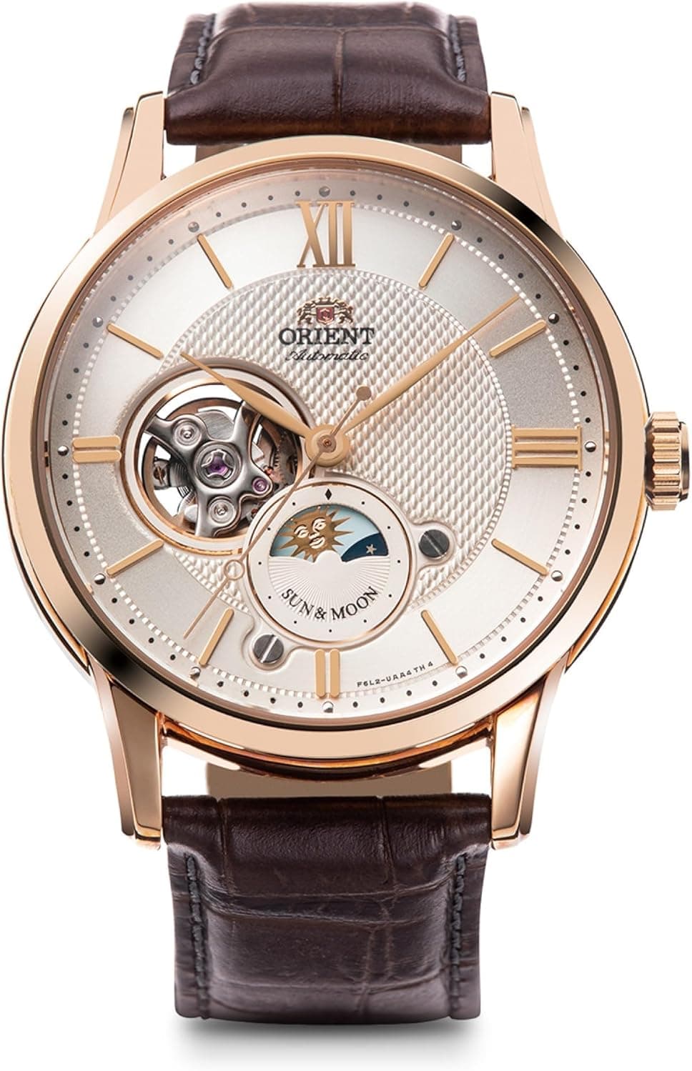 Orient Sun and Moon 42mm, Silbernes Zifferblatt