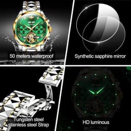 Oupinke G3186-G 40mm Mens, detail view 6
