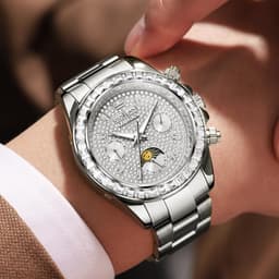 Oupinke G7038-BB 46mm Mens, detail view 2
