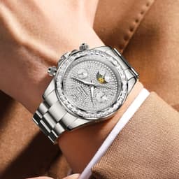 Oupinke G7038-BB 46mm Mens, detail view 3