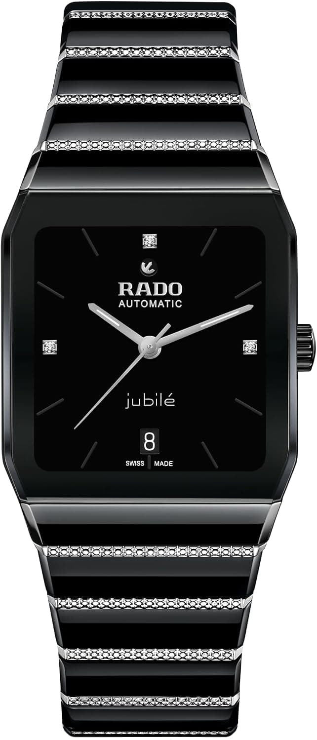 Rado Anatom R10204712, 32mm, Black Dial, Silver Stainless Steel Bracelet