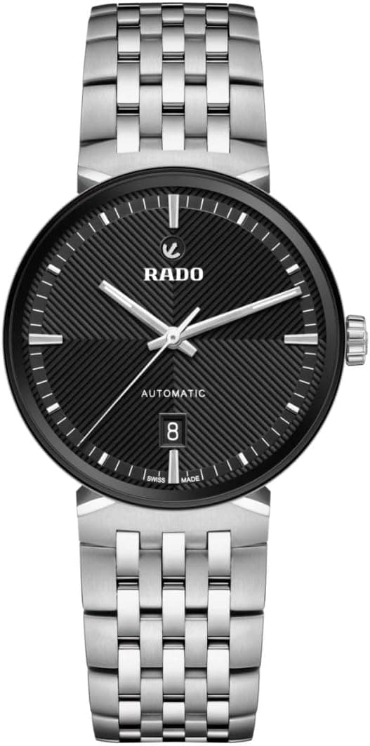 Rado Florence R48903153, 39mm, Black Dial, Silver Stainless Steel Bracelet