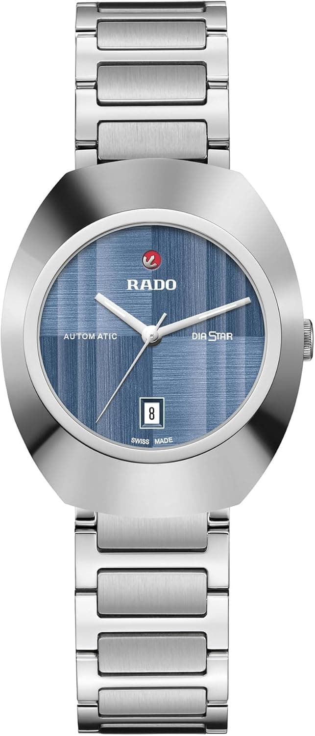 Rado Diastar Original R12170343, 30mm, Blue Dial, Silver Stainless Steel Bracelet