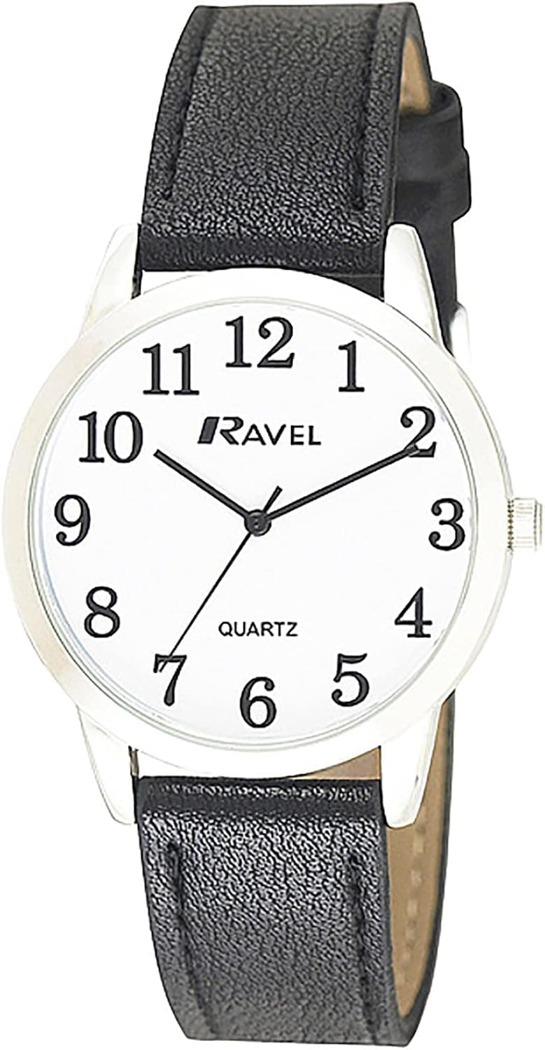 Ravel Everyday Life Modern And R0132.01.1, 36mm, White Dial, Faux Leather Band