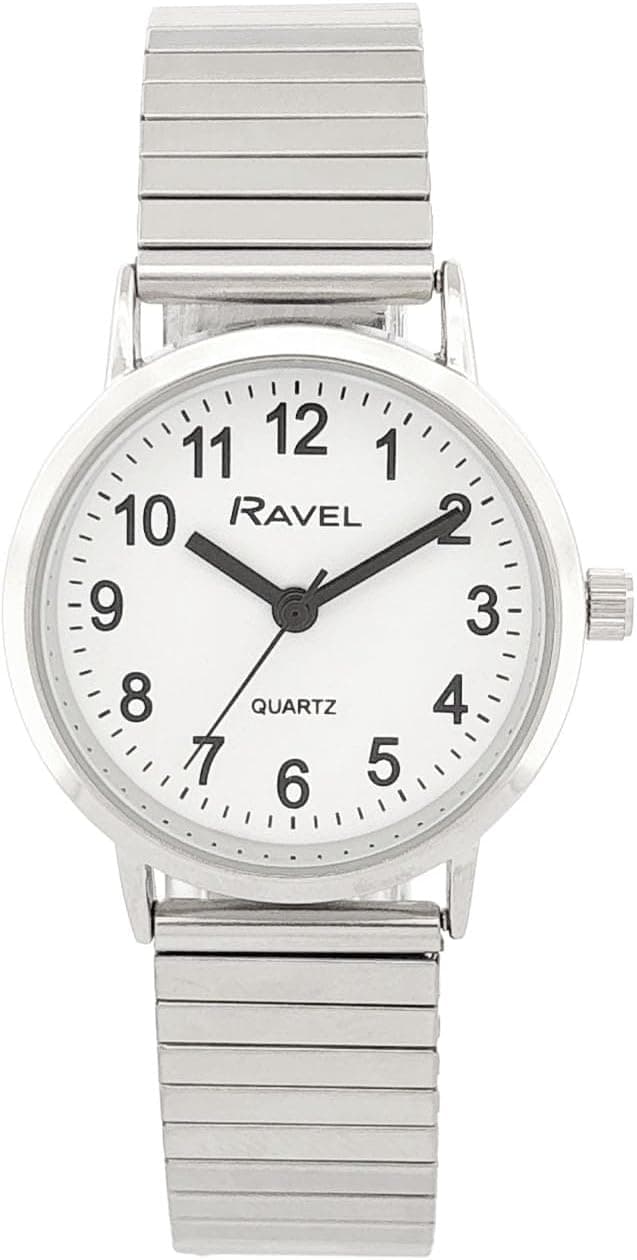 Ravel Classic R0229.01.1, 36mm, White Dial, Stainless Steel Bracelet