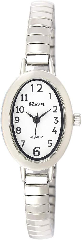 Ravel R0202.02.2, White Dial, Silver Stainless Steel Bracelet
