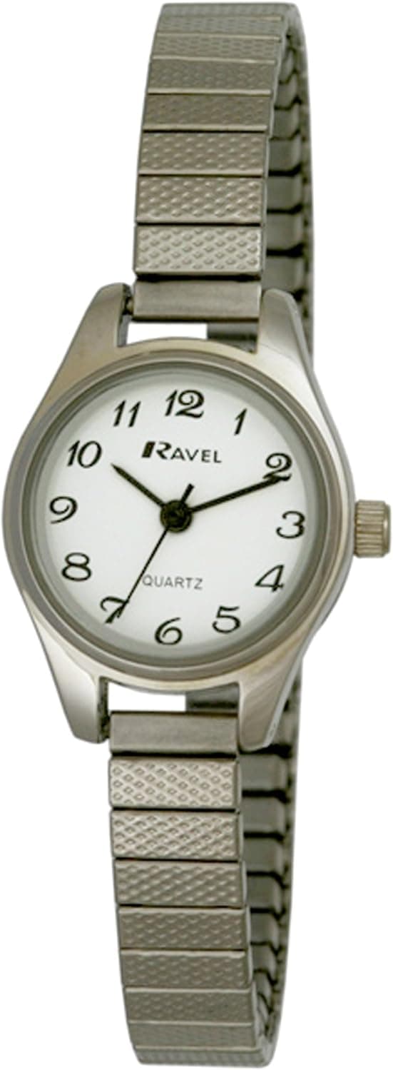 Ravel Petit Round R0207.02.2, 21mm, White Dial, Silver Stainless Steel Bracelet