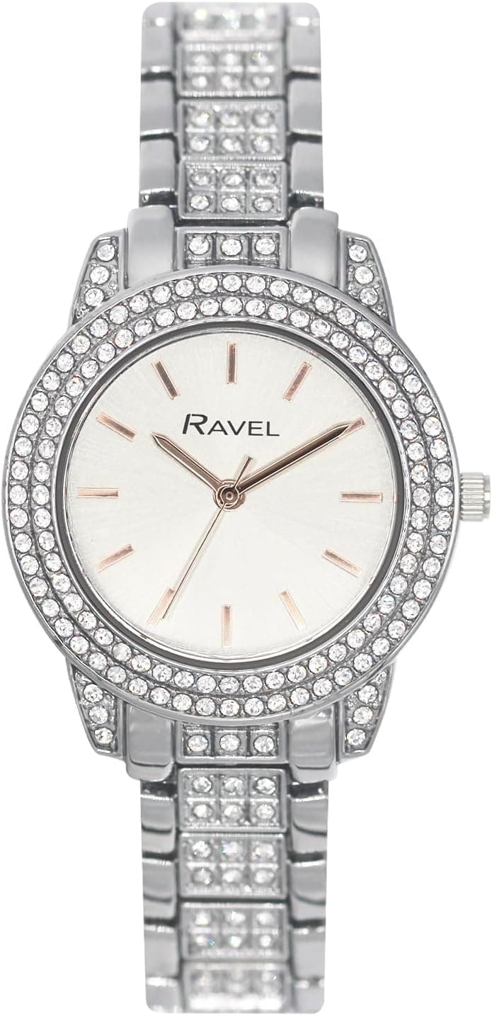 Ravel Plus RPJ001L, 32mm, Silver Dial, Metal Bracelet