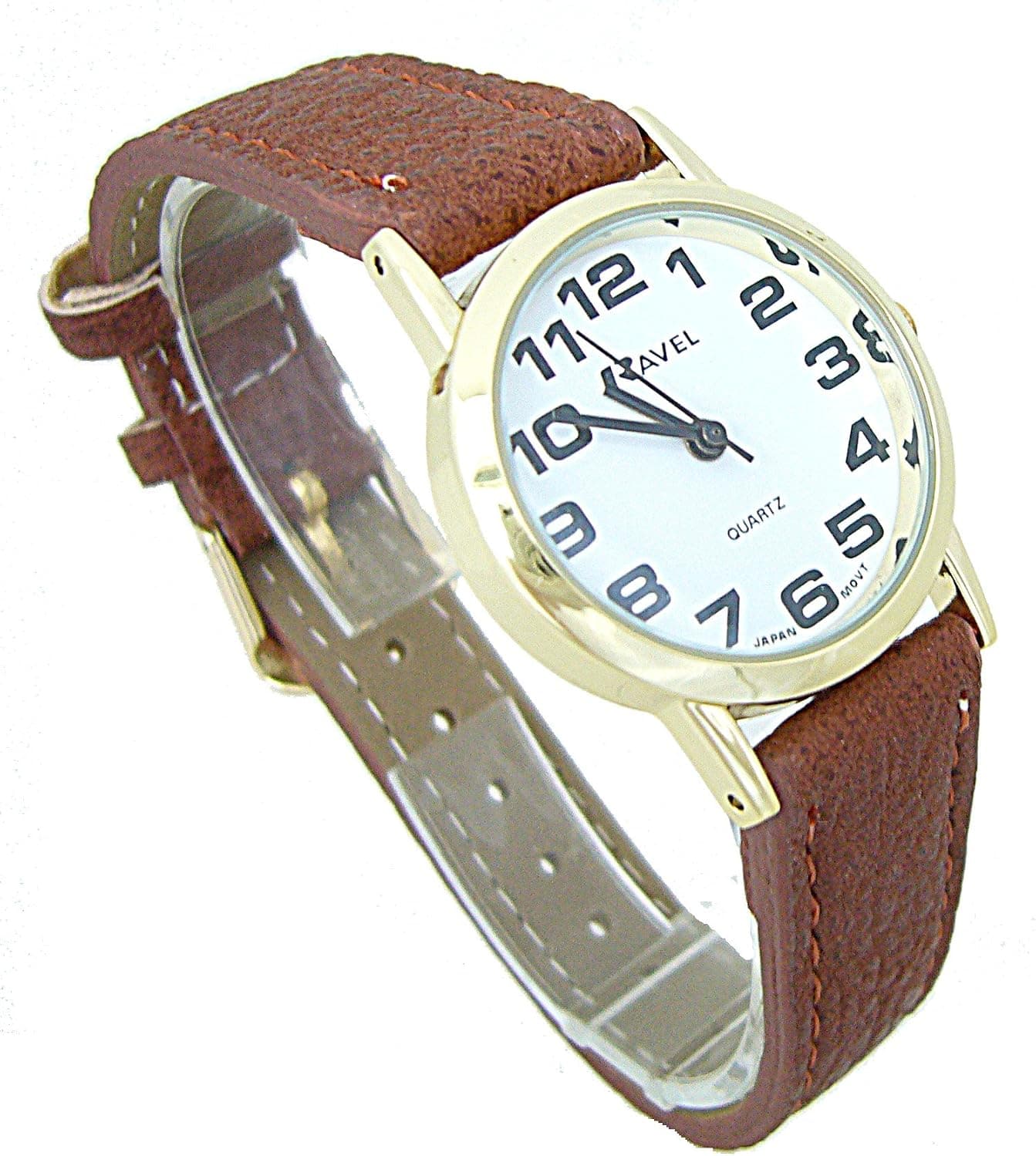 Ravel R0105.22.2, White Dial, Brown Plastic Band