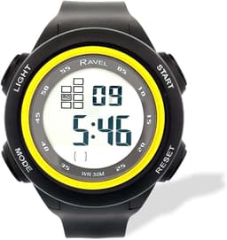Ravel Round 3ATM with Light - RDG.14.37 - Black/Yellow 46mm Mens, primary image