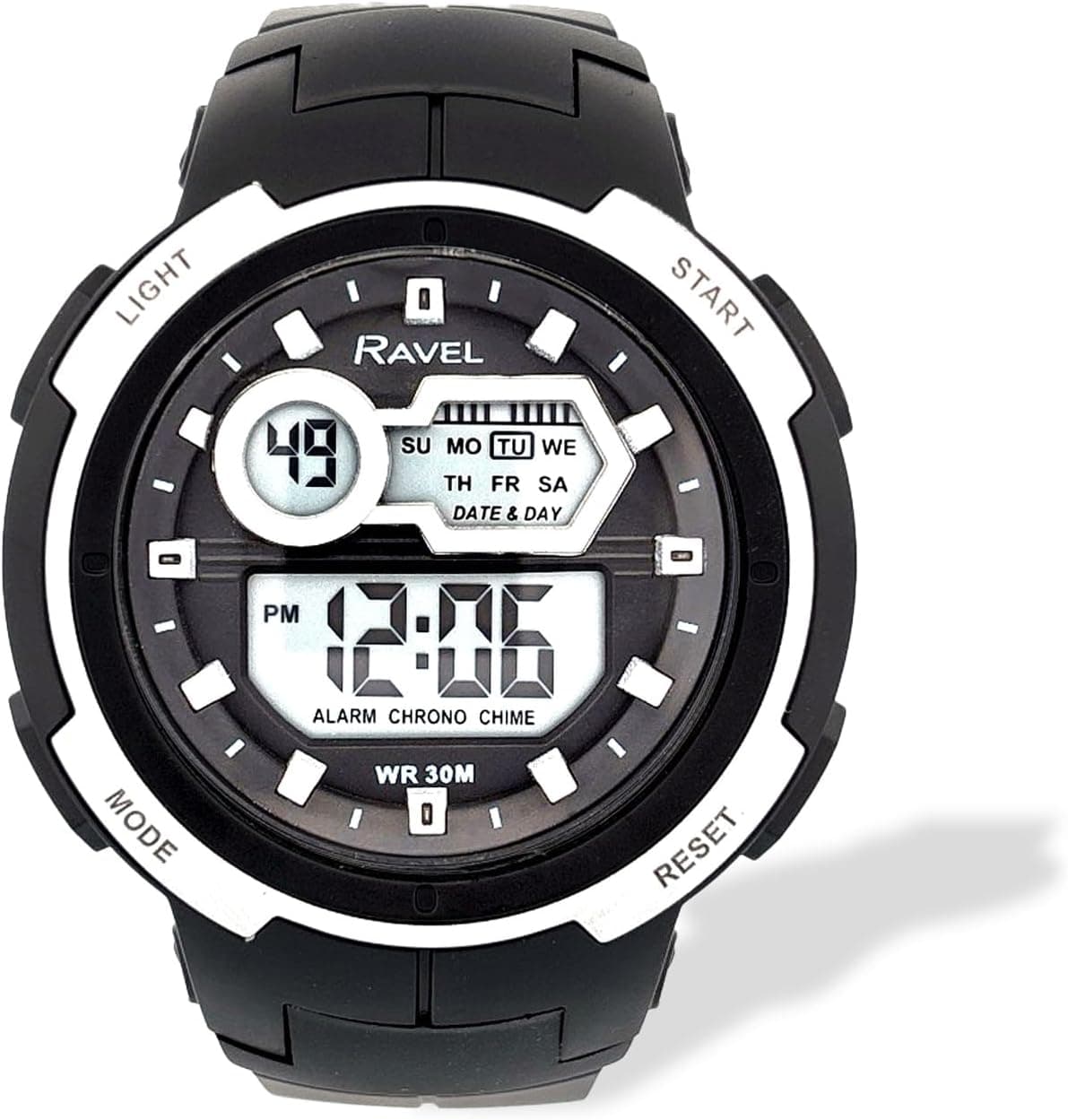 Ravel Round 3ATM with Light RDG.14.40, 46mm, Transparent Dial, Polyurethane Band
