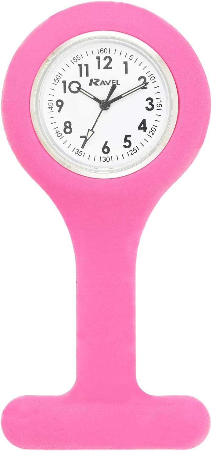 Ravel Silicone Nurse R1103.2, 30mm, White Dial, Silicone Band