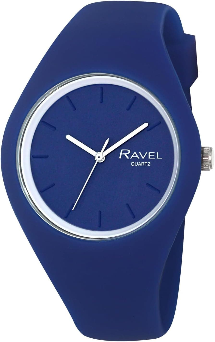 Ravel Slim Comfort Fit Contrast with R1804.16, 39mm, Gray Dial