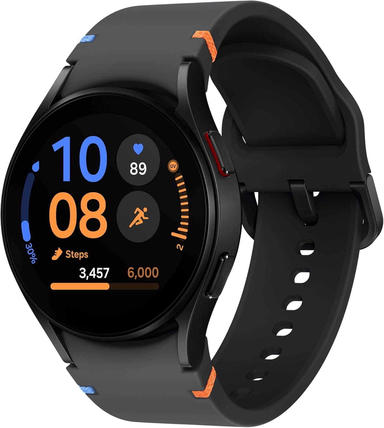 Samsung Galaxy Watch FE LTE SM-R866UZKAXAA, 40mm, Black Nylon Strap