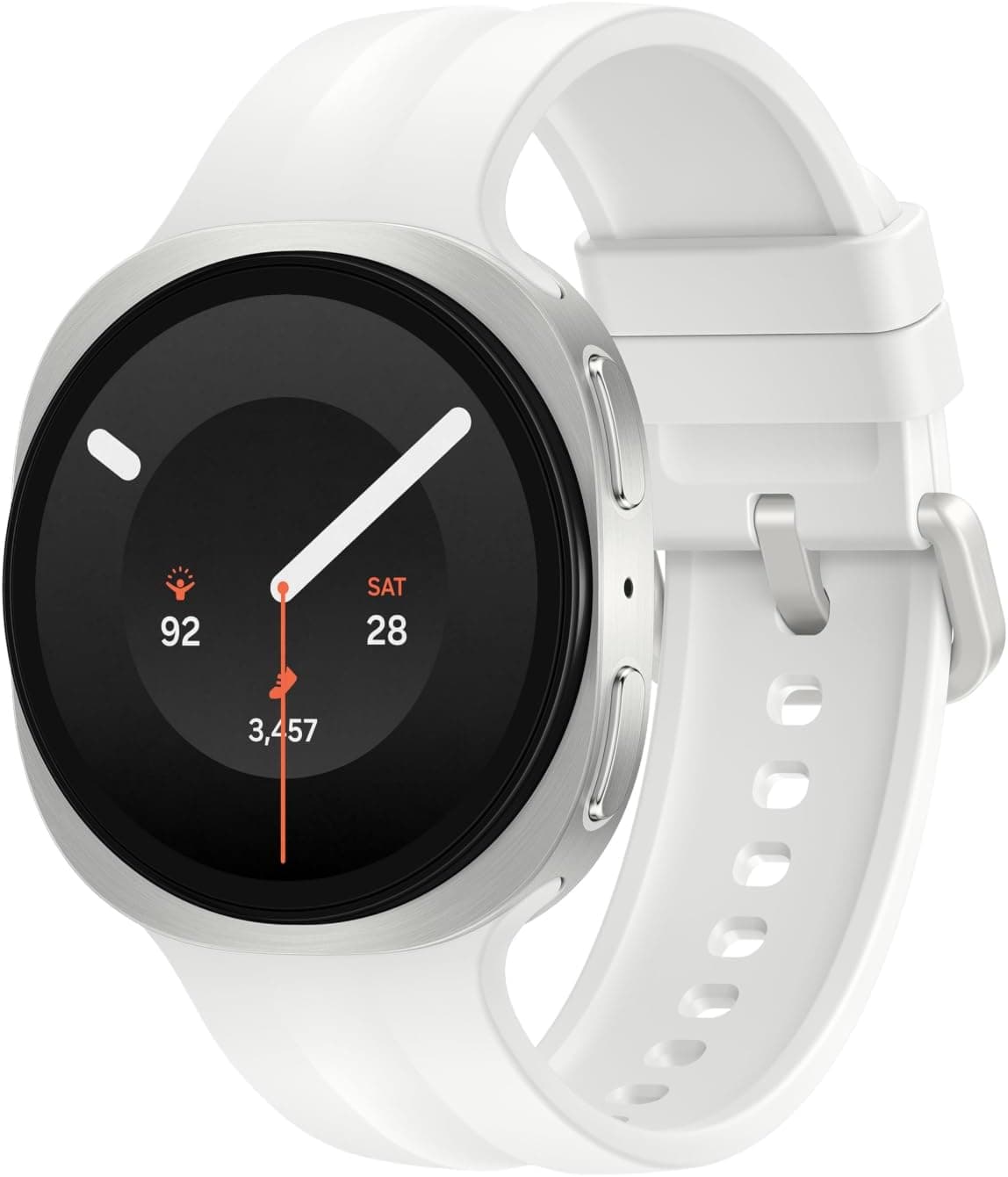 Samsung Galaxy Watch 9 SM-L340NZEQXAA, 40mm, Cream Dial, Silicone Strap