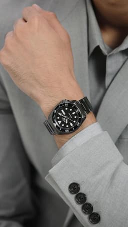 Seiko Analgoue 43mm Herrenuhr, Detailansicht 2