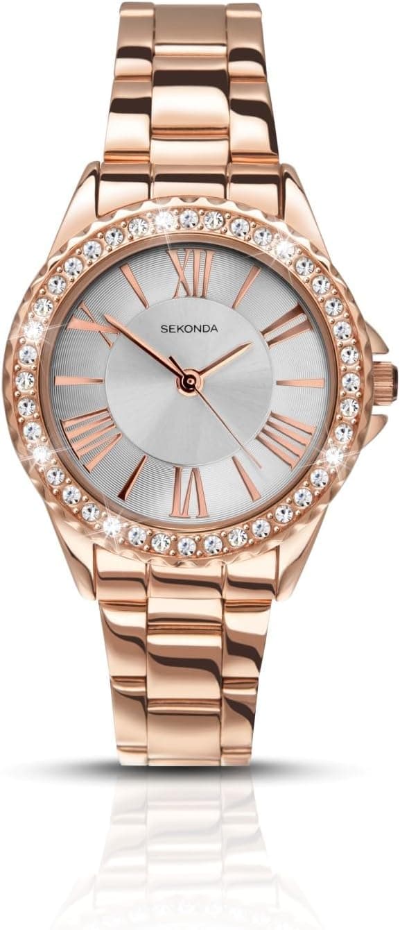 Sekonda 2358.27, 36mm, Silver Dial, Silver Stainless Steel Bracelet