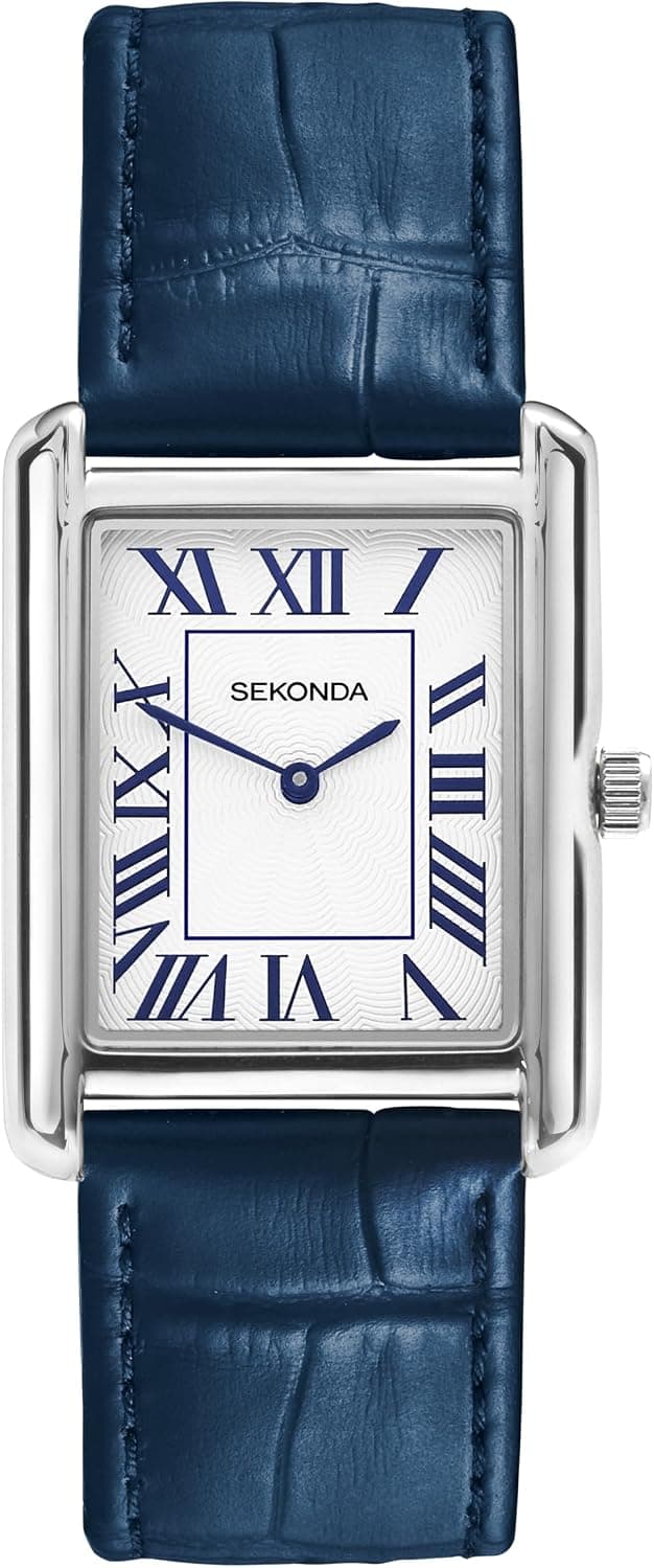 Sekonda Clement SK30269, 28mm, White Dial, Silver Leather Band