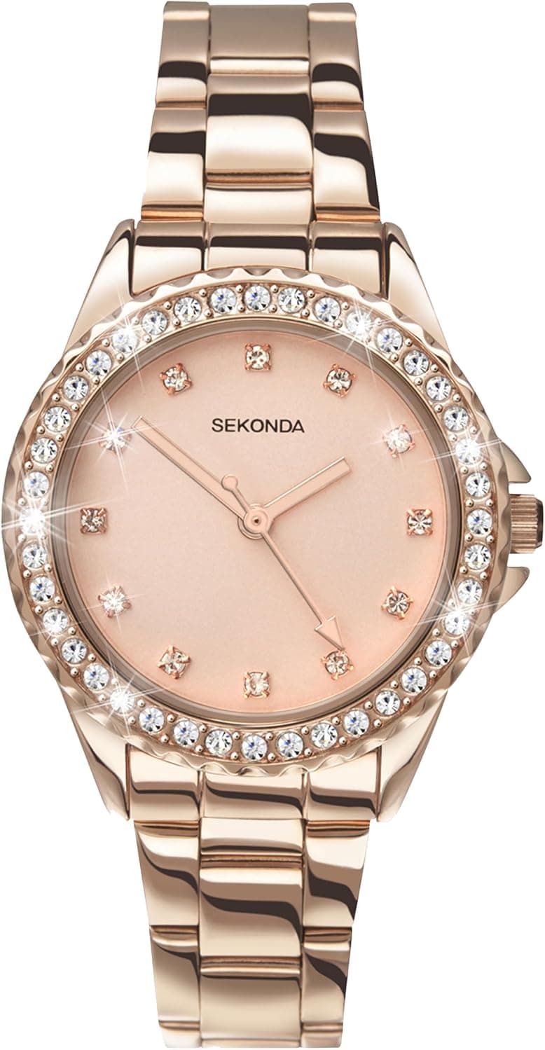 Sekonda Elizabeth 4253.27, 33mm, Pink Dial