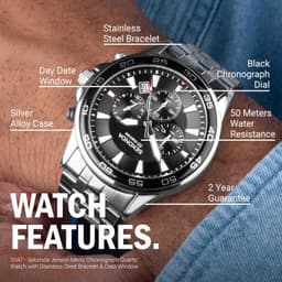 Sekonda 1047.27 43mm Mens, detail view 3