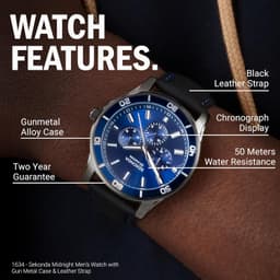 Sekonda 1634T 43mm Mens, detail view 3