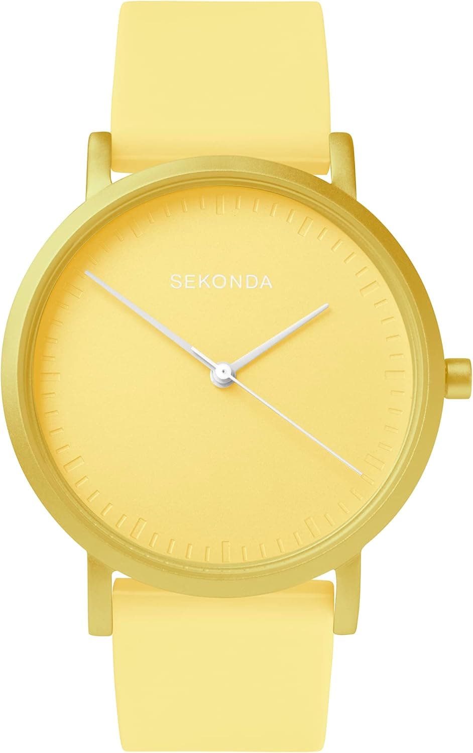 Sekonda Palette 40551, 36mm, Yellow Dial, Yellow Silicone Band