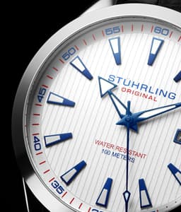 Stuhrling Original 3953 42mm Mens, detail view 6