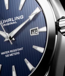Stuhrling Original 3953.2 42mm Mens, detail view 5