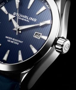 Stuhrling Original 3953.2 42mm Mens, detail view 3