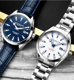 Stuhrling Original 3953.2 42mm Mens, detail view 4