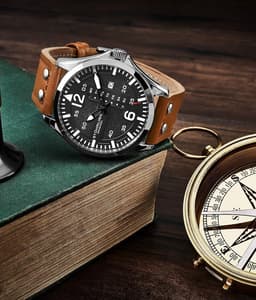 Stuhrling Original Aeronaut 43mm Mens, detail view 2