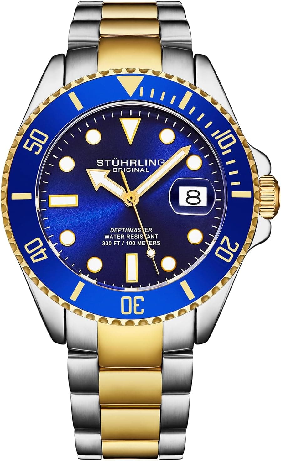 Stuhrling Original Depthmaster 40mm, Blue Dial