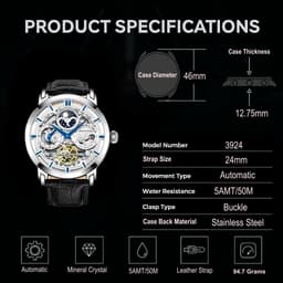 Stuhrling Original 371.01 47mm Mens, detail view 5