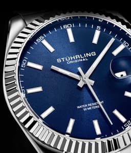 Stuhrling Original Lineage 42mm 39352 Mens, detail view 4