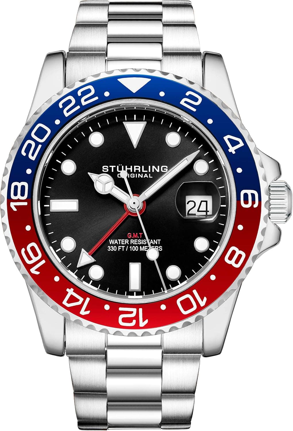 Stuhrling Original Meridian, Black Dial 96502