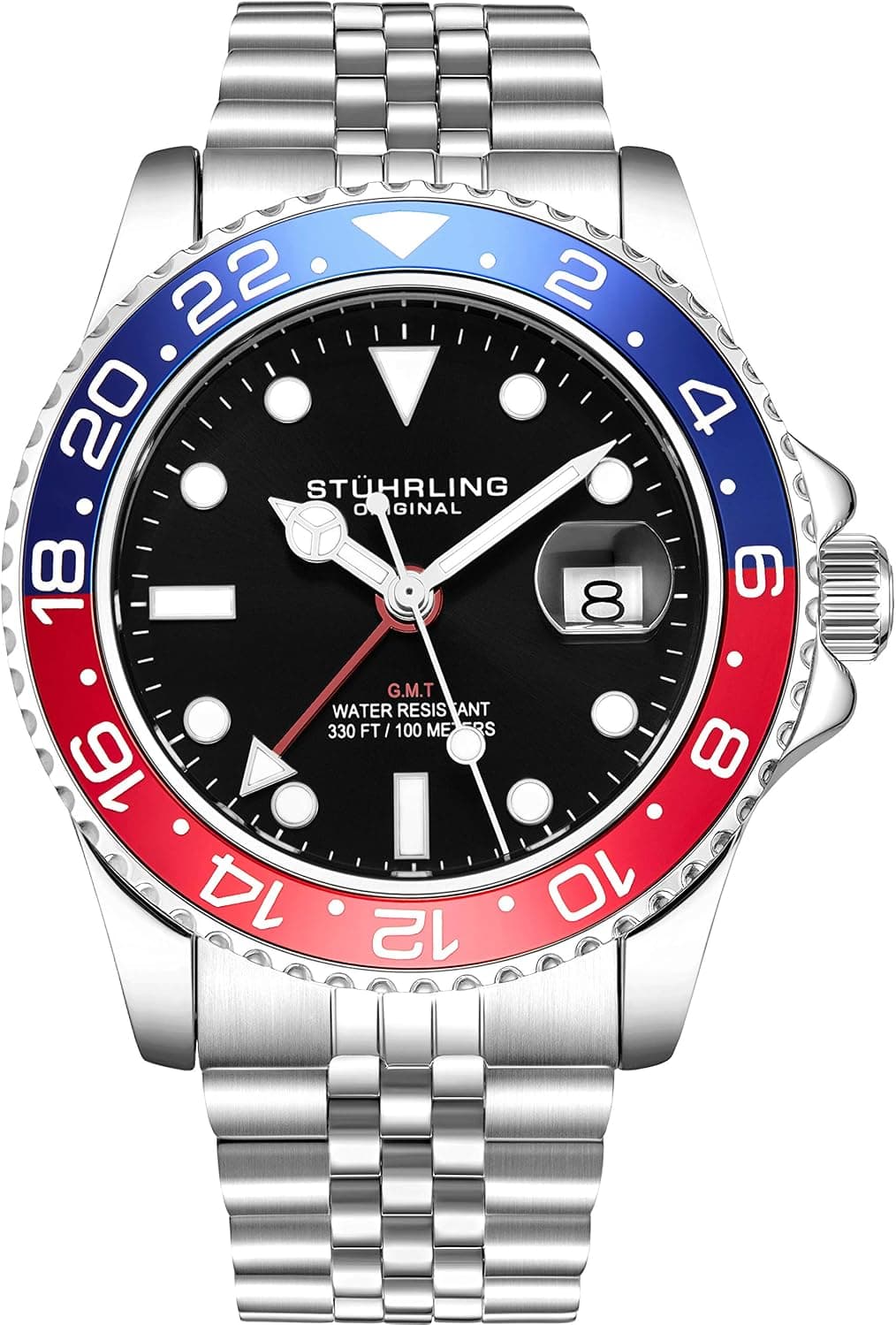 Stuhrling Original Meridian, Black Dial 39682