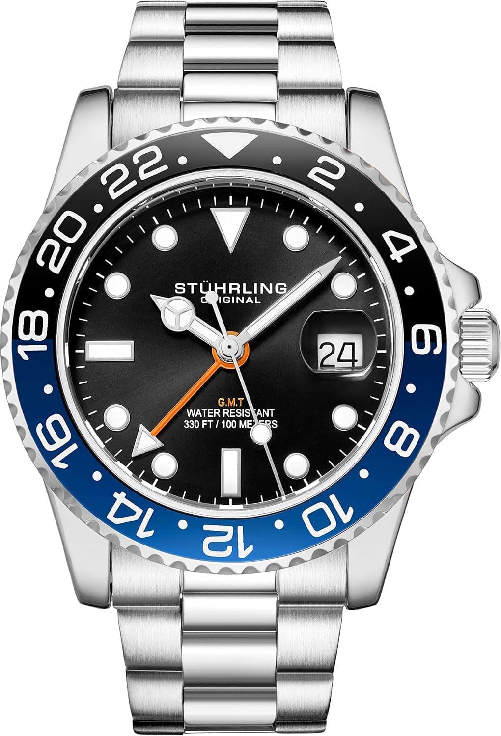 Stuhrling Original Meridian 42mm, White Dial