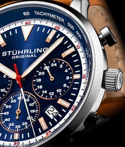 Stuhrling Original Monaco 44mm Mens, detail view 5