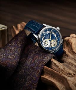Stuhrling Original Presidia 943A 42mm Mens, detail view 7