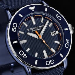 Stuhrling Original Voyager 44mm Mens, detail view 2