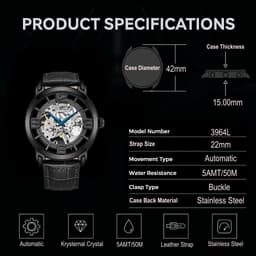 Stuhrling Original Winchester 44mm Mens, detail view 6