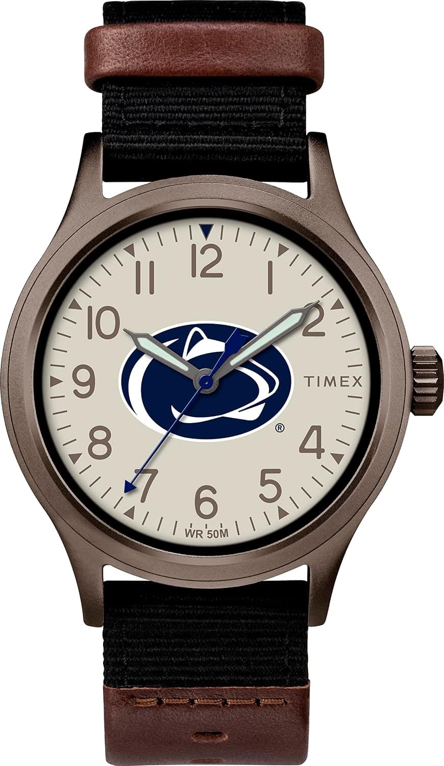 Timex TWZUPENMBYZ 40mm, Beige Dial Black Leather
