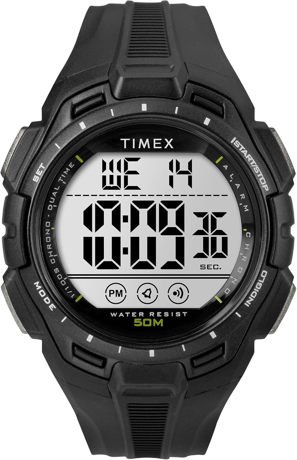 Timex Digital 43mm, Multicolor Dial