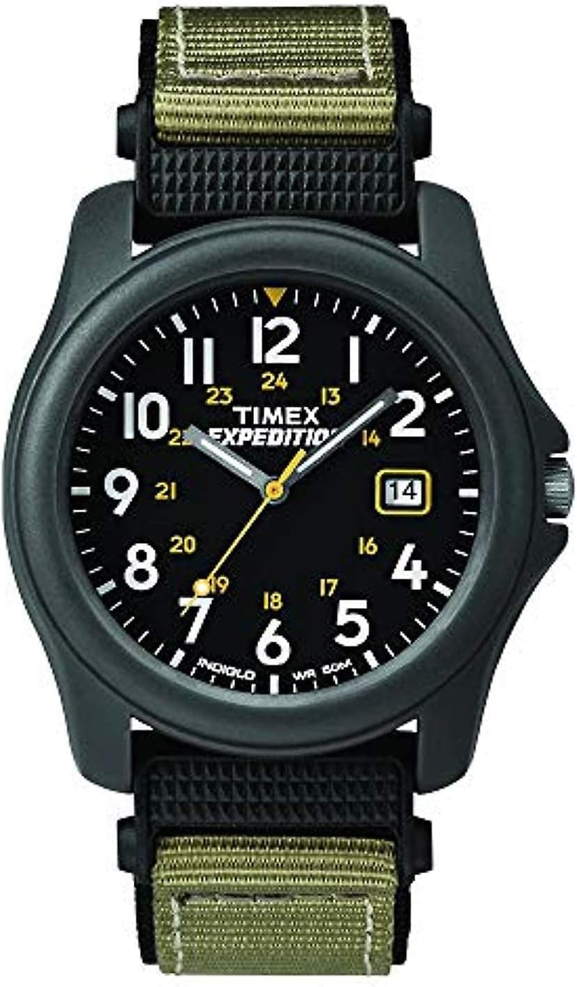 Timex Expedition Camper 39mm, Black Dial Gray Fabric