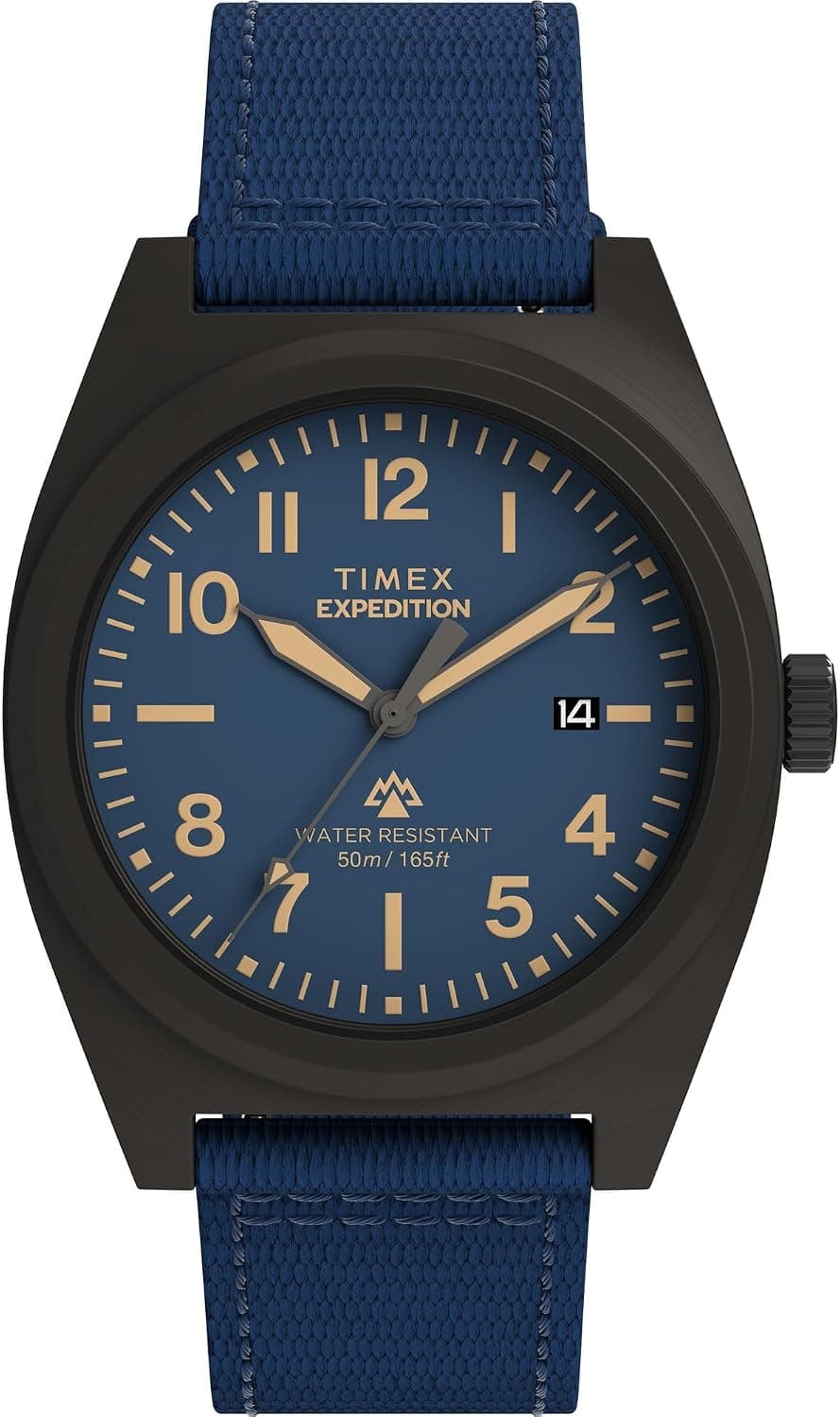 Timex Expedition Capstone TW2Y18200VQ, 39mm, Blue Dial, Blue Plastic Band