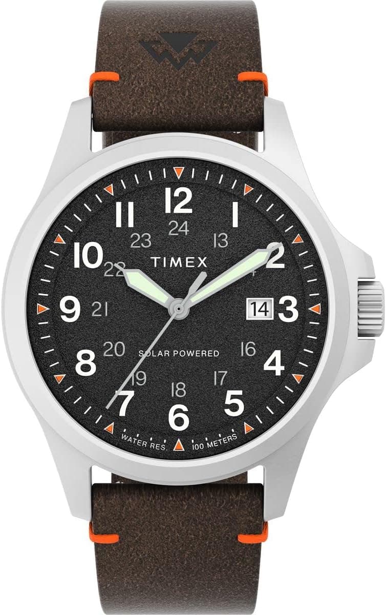 Timex Expedition North Field Post Solar 41mm, Black Dial