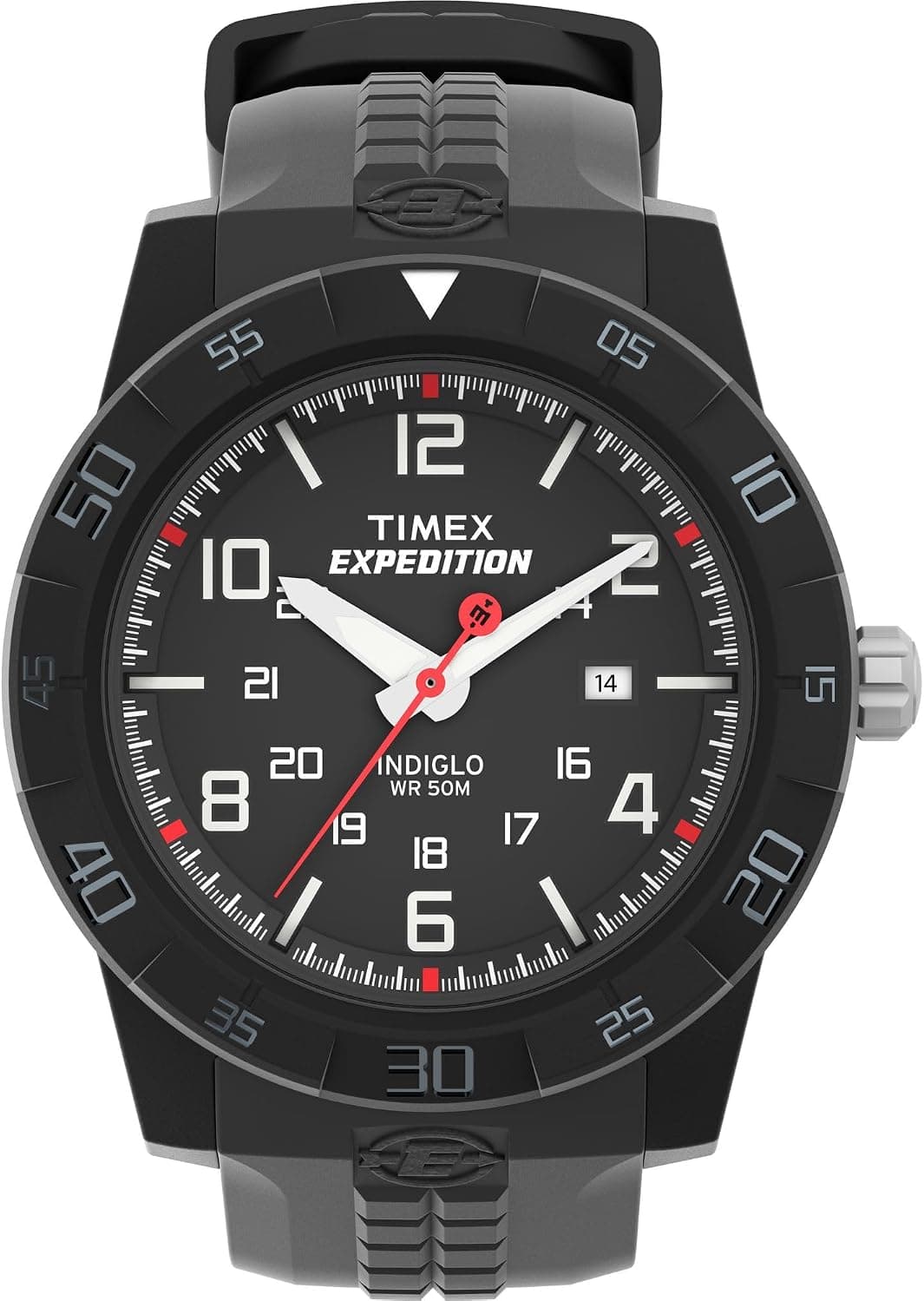 Timex Expedition T498319J, 43mm, Black Dial, Black Resin Band