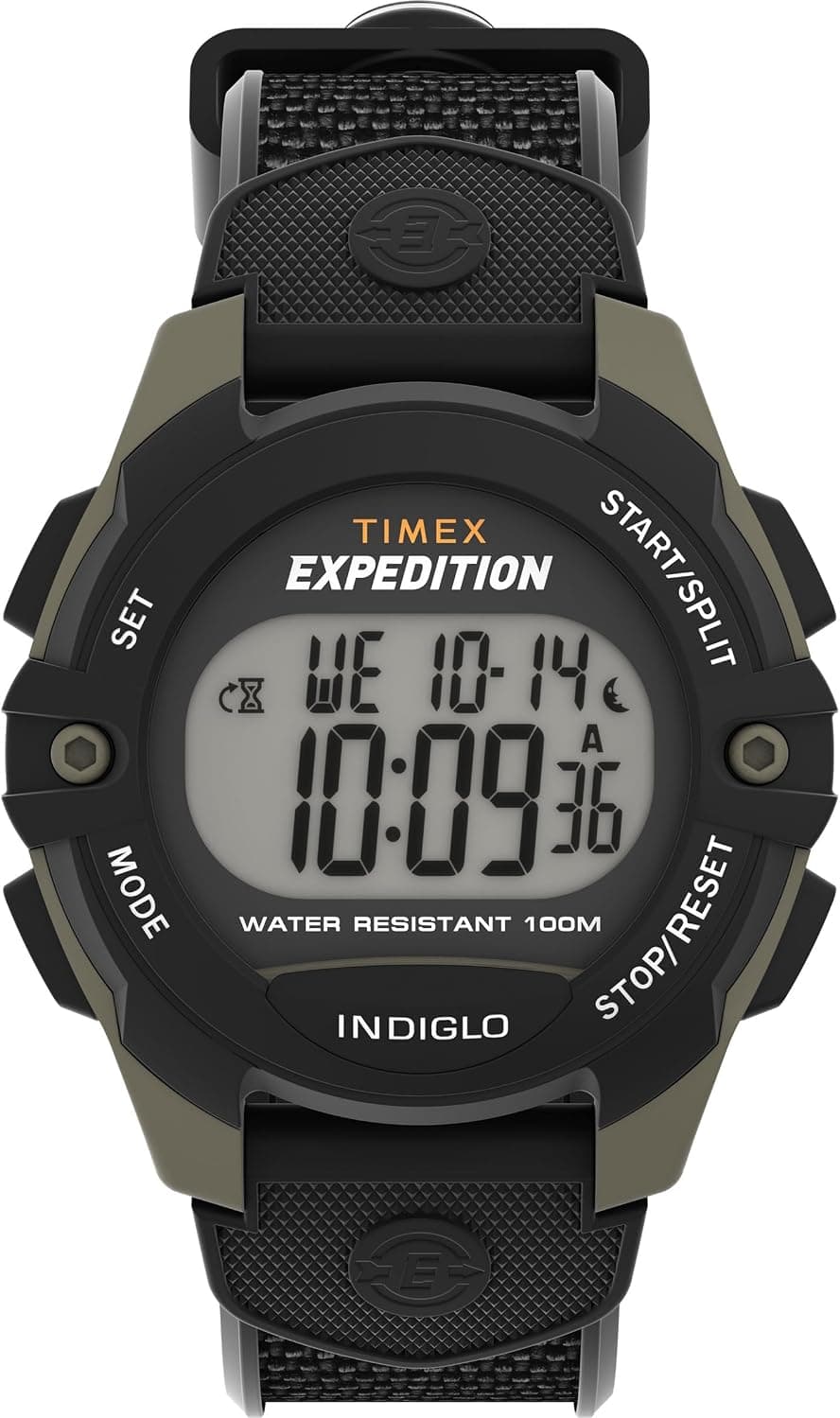 Timex Expedition 41mm, Multicolor Dial Black Resin